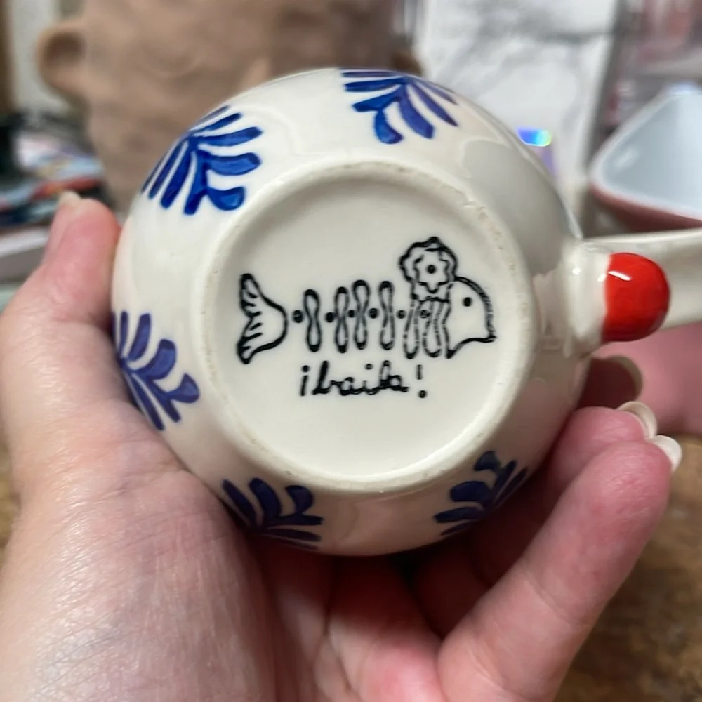 Anthropologie Baila Sun Stone Mug